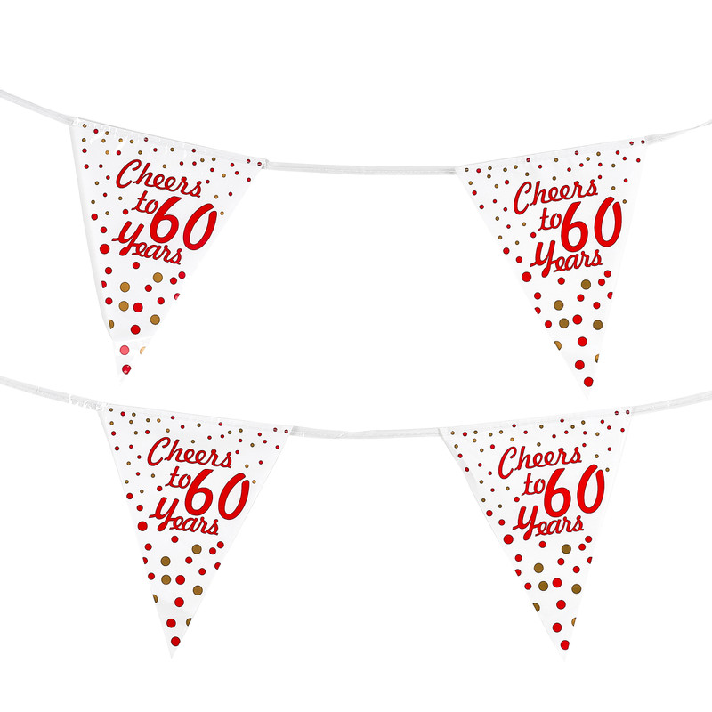 Vlaggenlijn 60 jaar - 6 meter