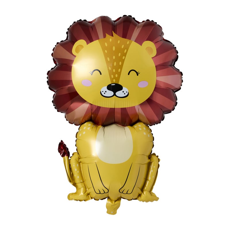 Folieballon leeuw XL - geel - 57 cm