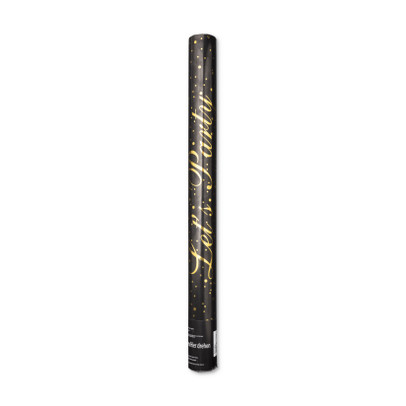 Confettikanon XL - goud - 60 cm