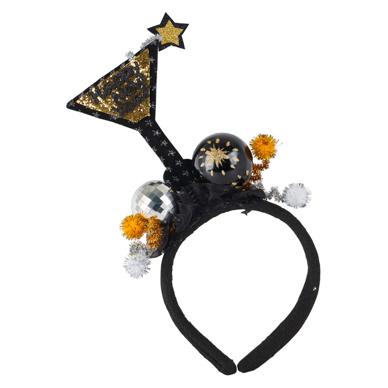 Tiara champagneglas - zwart