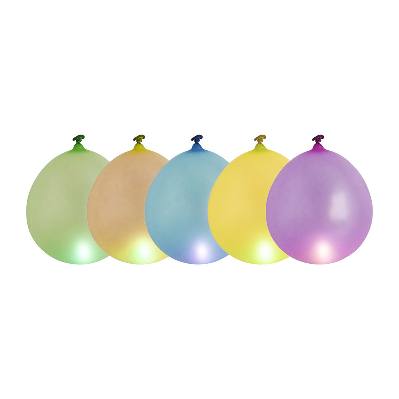 Ballon LED - fluoriserend - 5 Xenos
