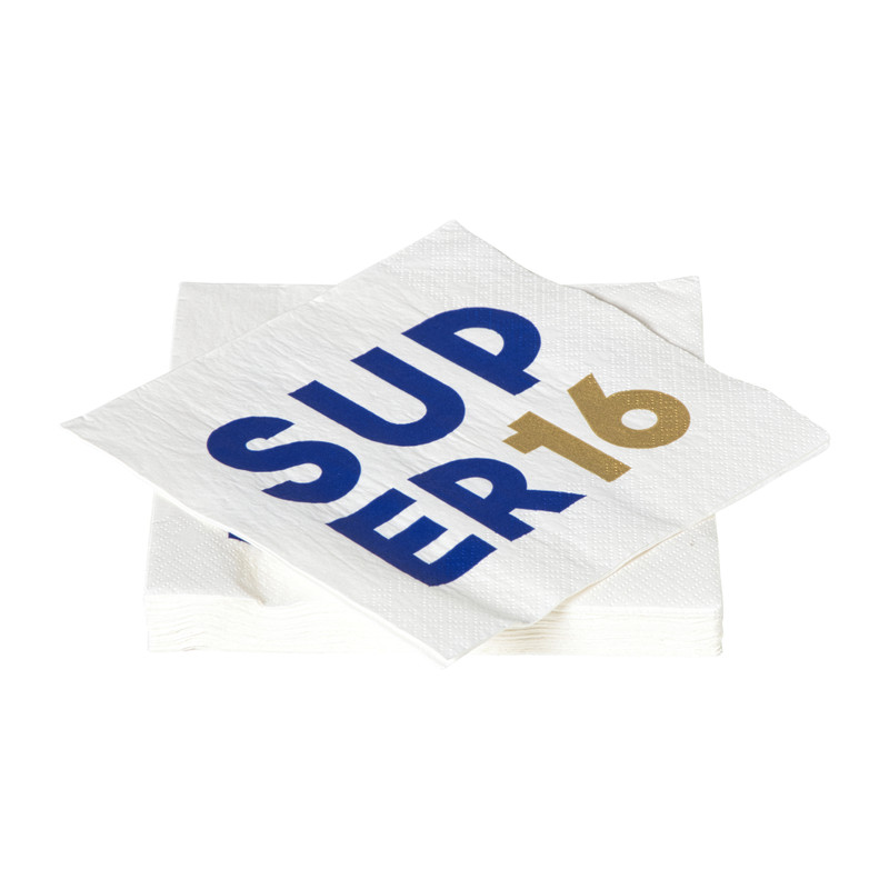 Servetten 16 jaar - blauw - set van 20