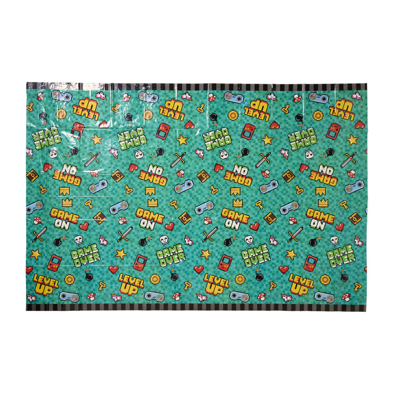 Tafelkleed game - multikleur - 120x180 cm