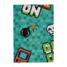 Tafelkleed game - multikleur - 120x180 cm