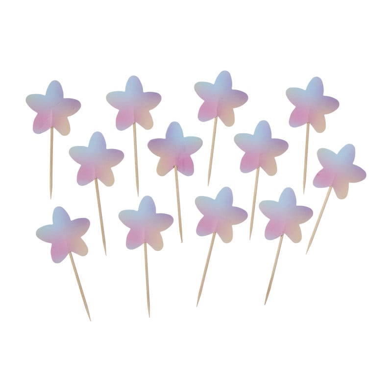 Cocktailprikkers magic - multikleur - set van 12