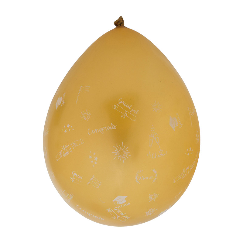Ballonnen geslaagd - set van 8