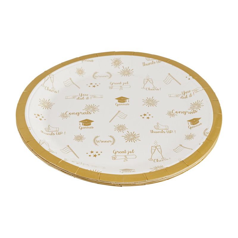 Bord geslaagd - set van 8