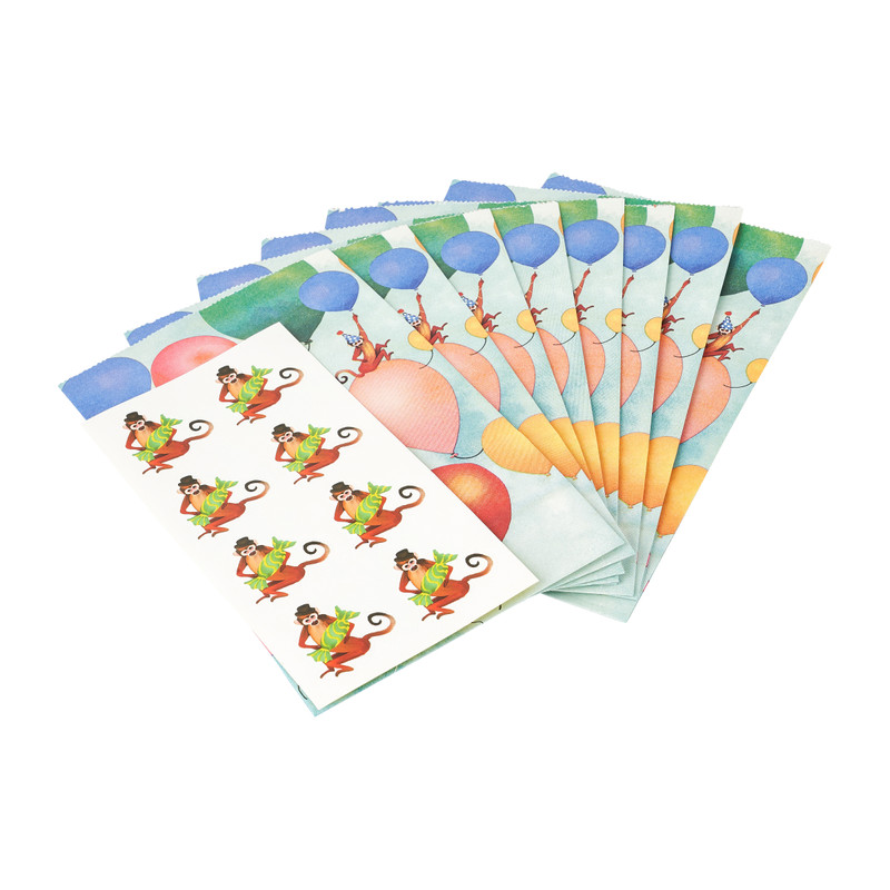 Knikken vers Mew Mew Snoepzakje met stickers - 8 stuks | Xenos