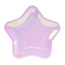 Bordjes ster - roze -set van 8
