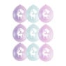 Ballon unicorn - 9 stuks