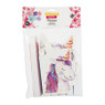 Waaiers unicorn - mulitkleur - 6 stuks