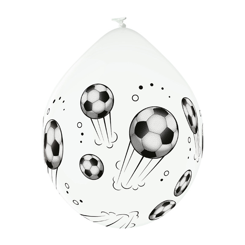 walvis Traditie replica Ballonnen soccer - set van 9 | Xenos