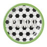 Bord Voetbal - set van 8 - ø23 cm