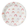 Bord Rainbow - set van 8 - ø23 cm