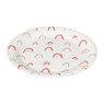 Bord Rainbow - set van 8 - ø23 cm