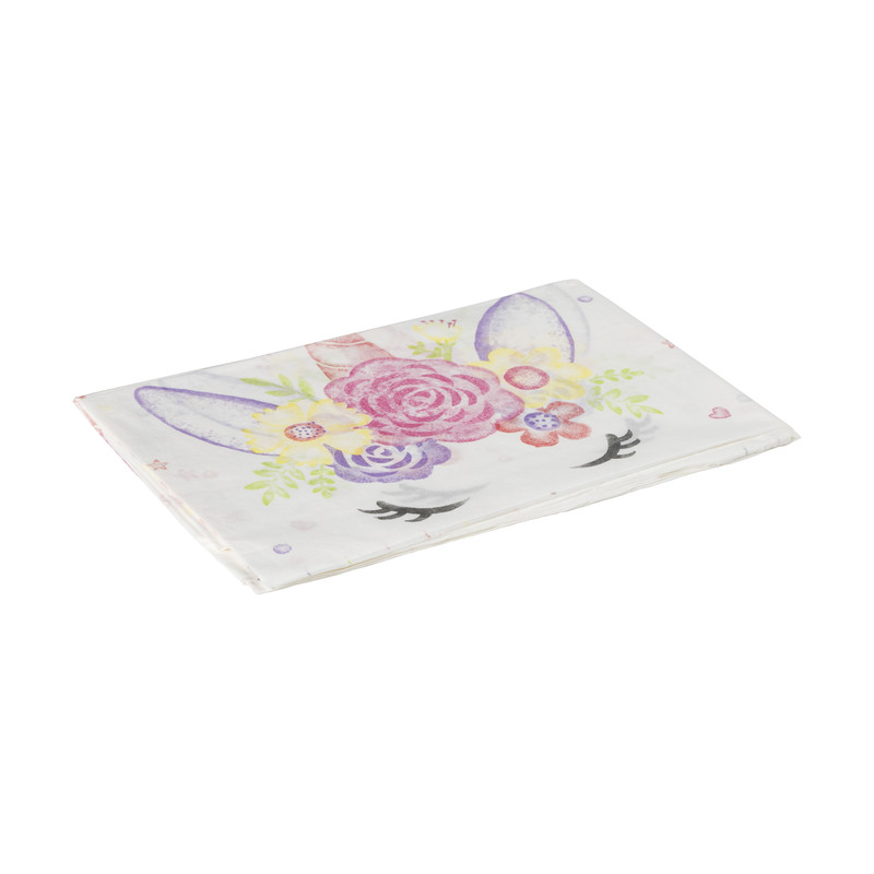 Tafelkleed unicorn - papier - 136x220 cm