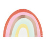 Bordjes regenboog - groot -  set van 8 
