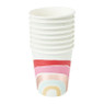 Bekers regenboog - set van 8