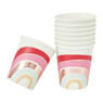 Bekers regenboog - set van 8