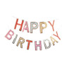 Guirlande happy b'day - 2,5 meter