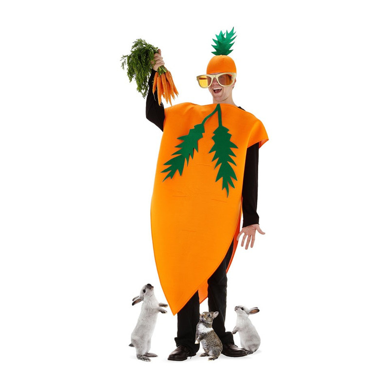 Oranje wortel foam pak - one size