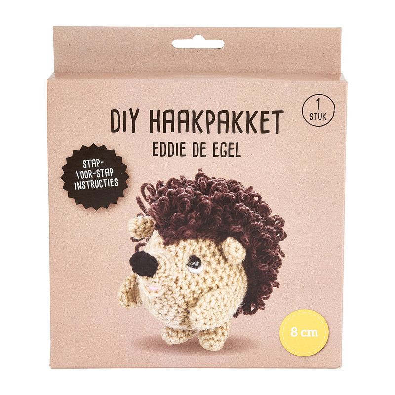 Haakpakket - egel - 23x4 cm