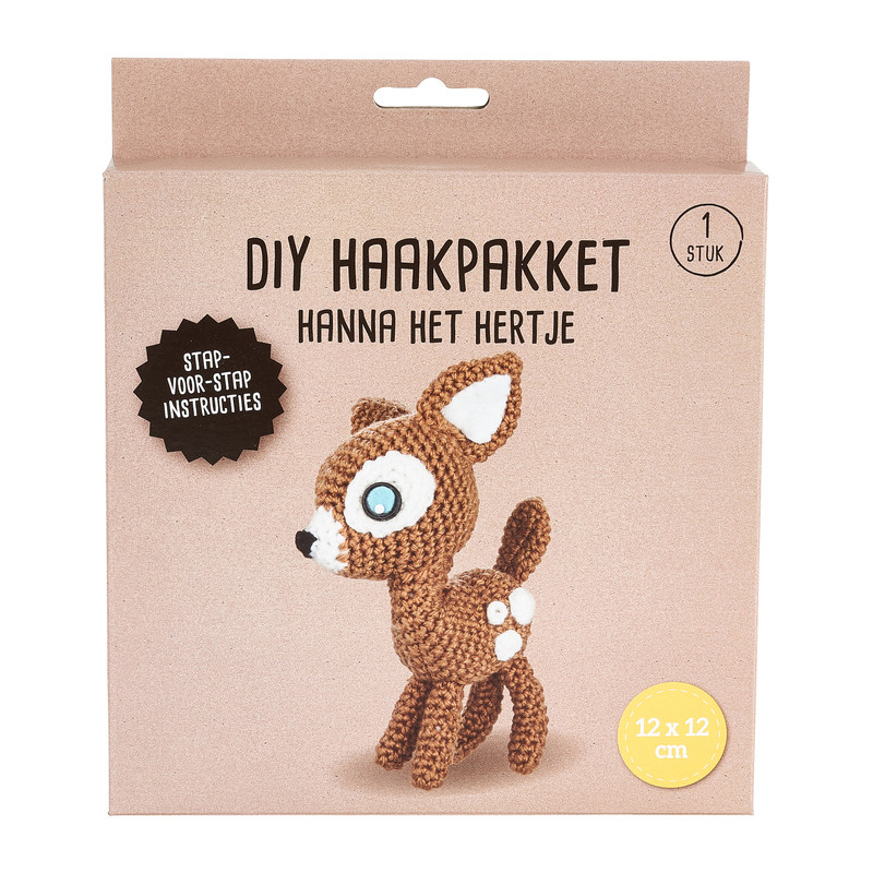 Haakpakket - hertje - 23x4 cm