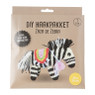 DIY haakpakket zebra - 20x16 cm
