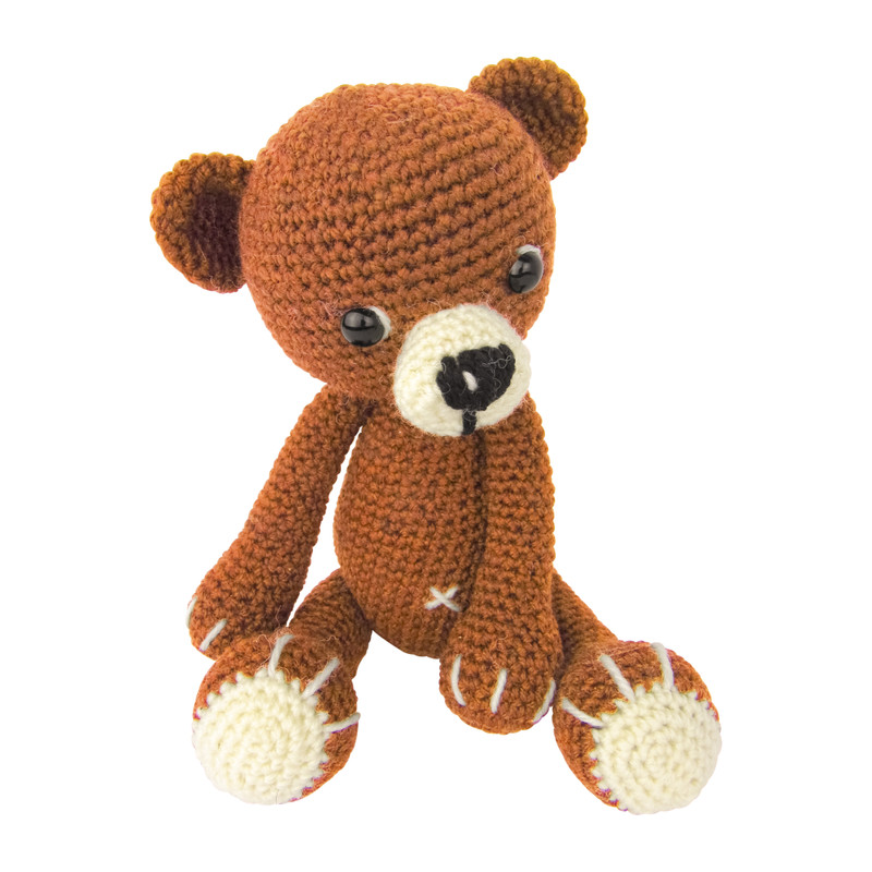 DIY haakpakket - Bruin de beer - 17 cm