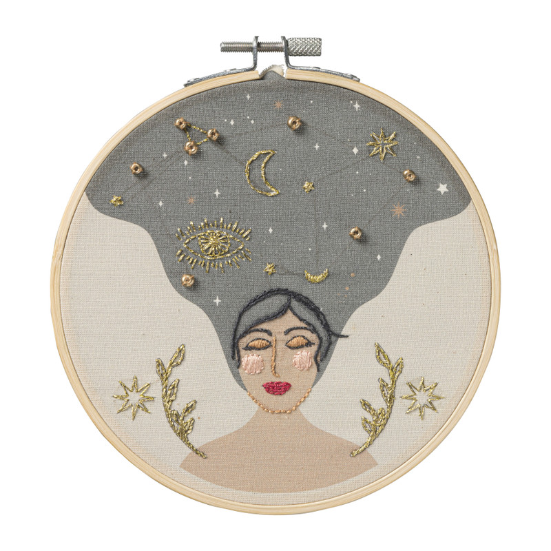 DIY borduursetje zen - ø15 cm