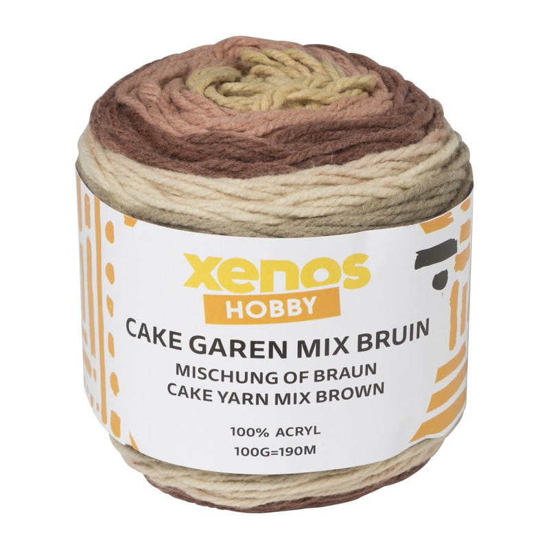 Cake garen mix bruin 100 gram Xenos
