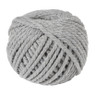Macrame touw - grijs - 40 meter