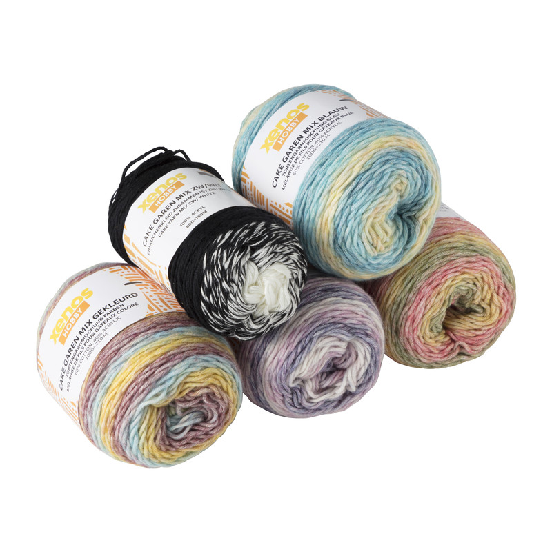 Cake garen mix - rood - 100 gram - 200 meter