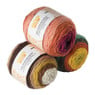 Cake garen mix - geel/groen - 100 gram - 200 meter