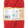 Garen katoen - rood - 50 gram -125 meter