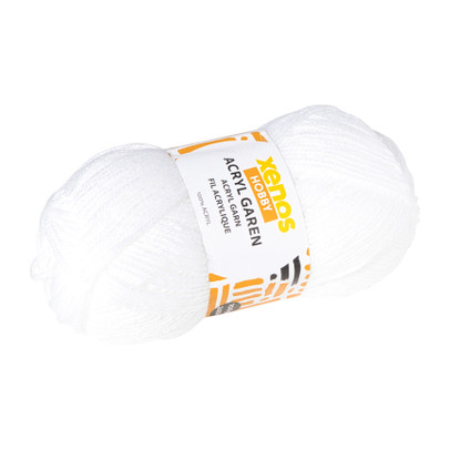 Garen acryl - wit - 100 gram - 240 meter