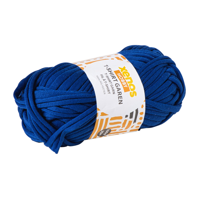 Garen t-shirt - blauw - 100 gram - 29 meter