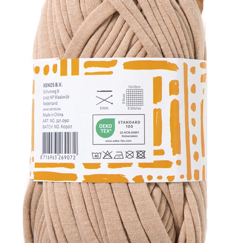 Garen t-shirt - beige - 100 gram - 29 meter