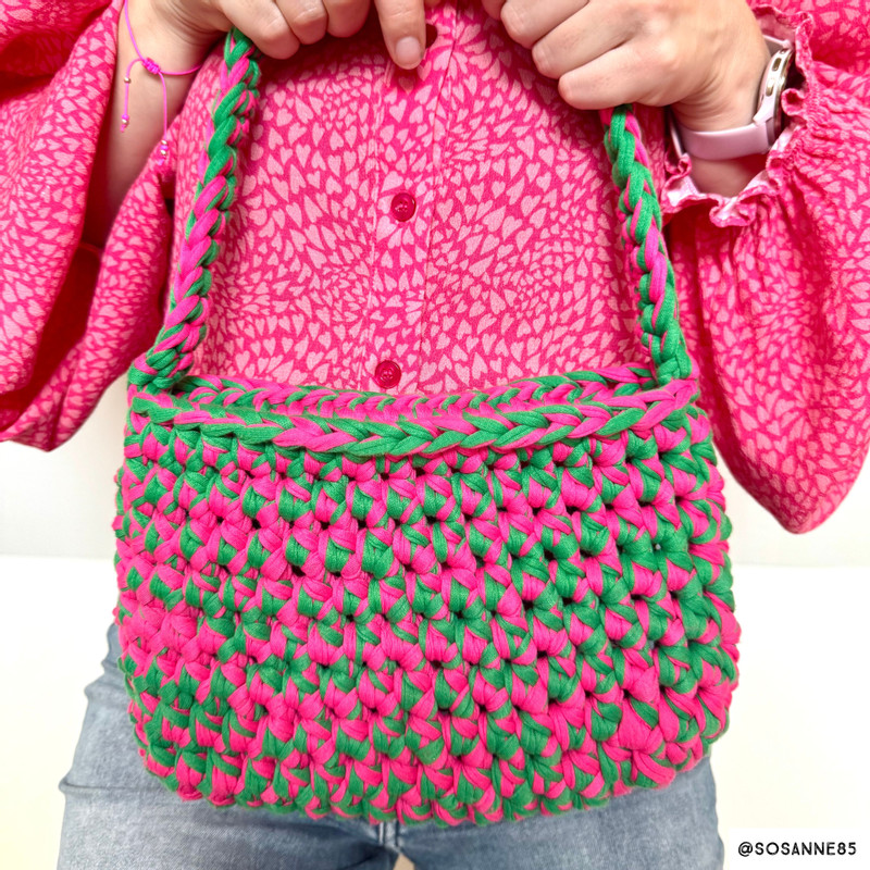 Garen t-shirt - roze - 100 gram - 29 meter