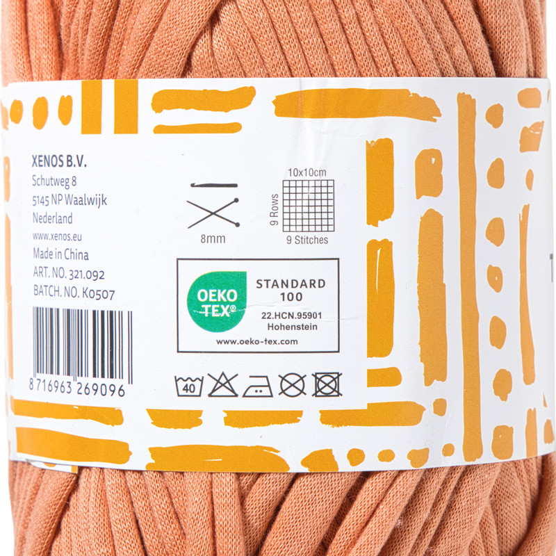 Garen t-shirt - oranje - 100 gram - 29 meter