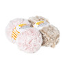 Garen fluffy - beige/roze - 100 gram - 60 meter