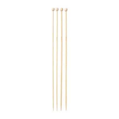 Breinaalden 4 & 4.5 mm - bruin - set van 2