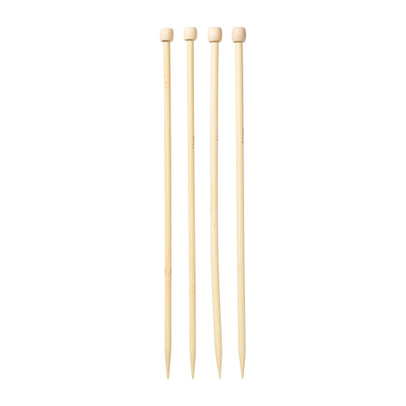 Breinaalden 7 & 8 mm - bruin - set van 2