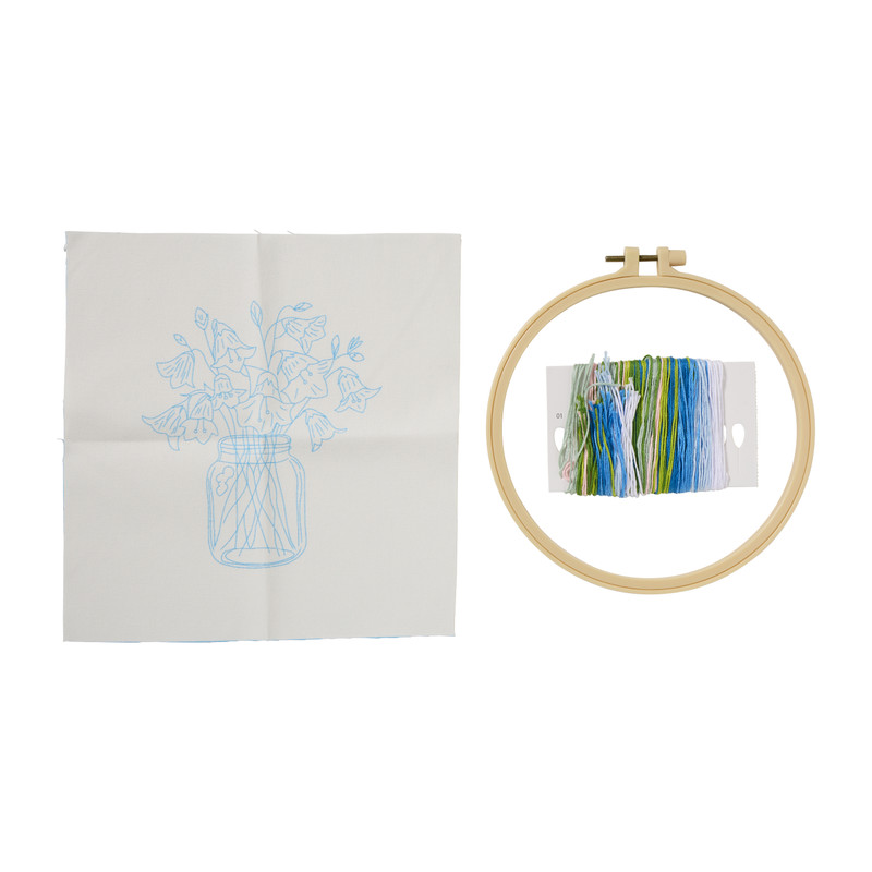 DIY borduursetje planten - diverse varianten