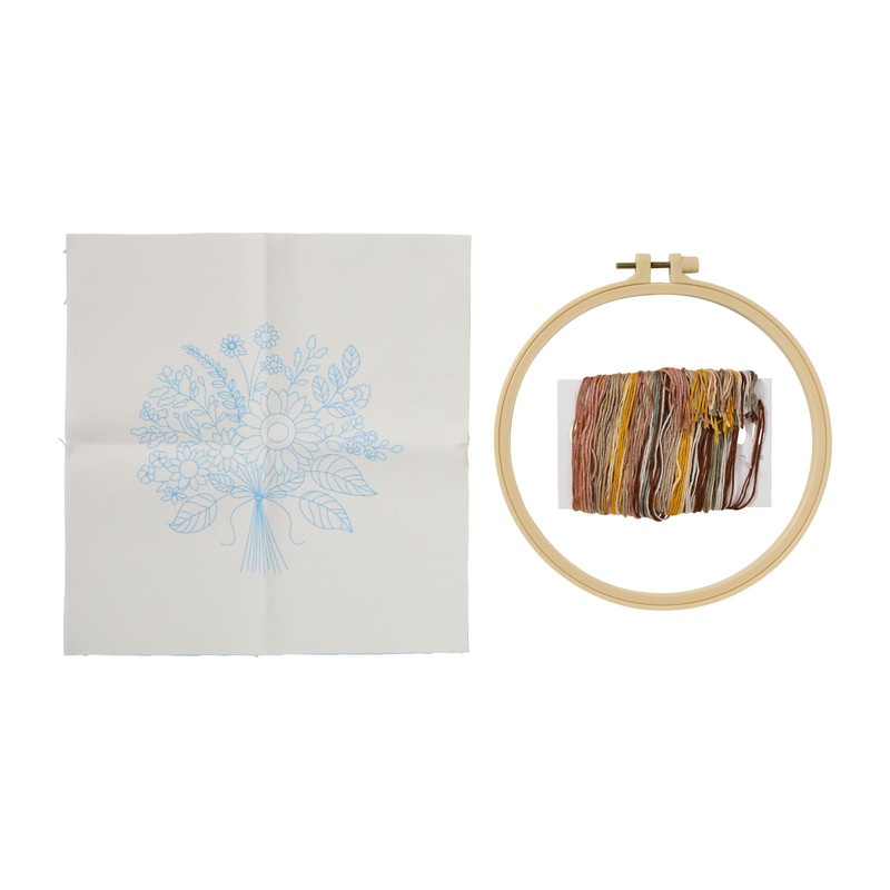 DIY borduursetje planten - diverse varianten