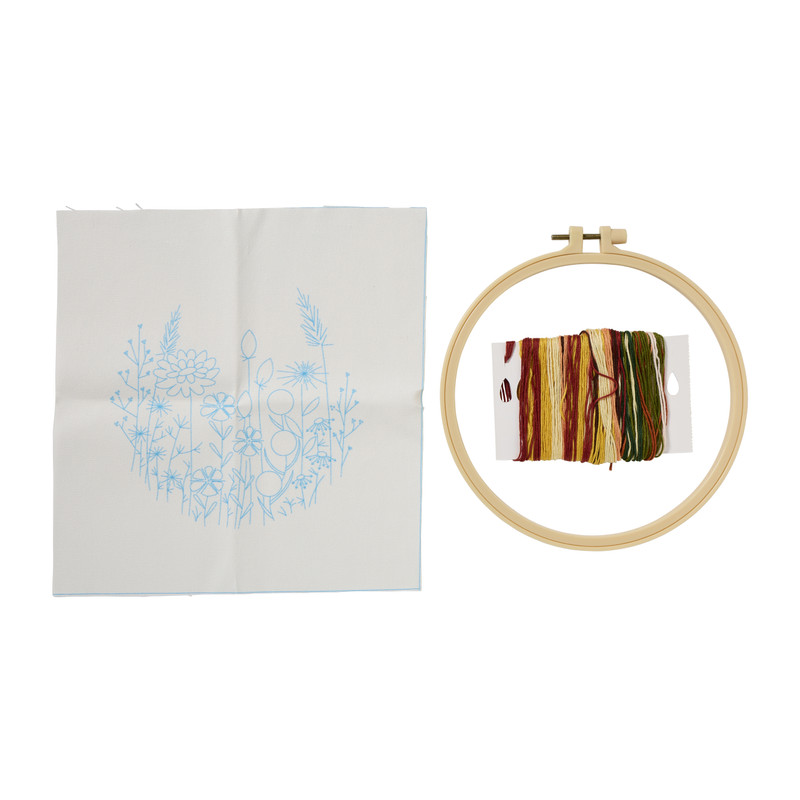 DIY borduursetje planten - diverse varianten