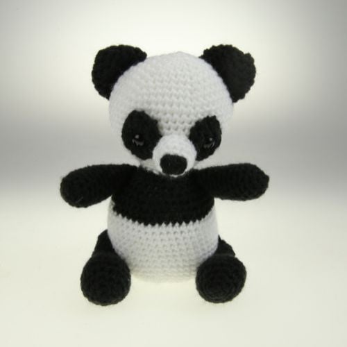 Haakpakket panda - 12 cm
