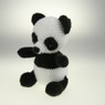 Haakpakket panda - 12 cm