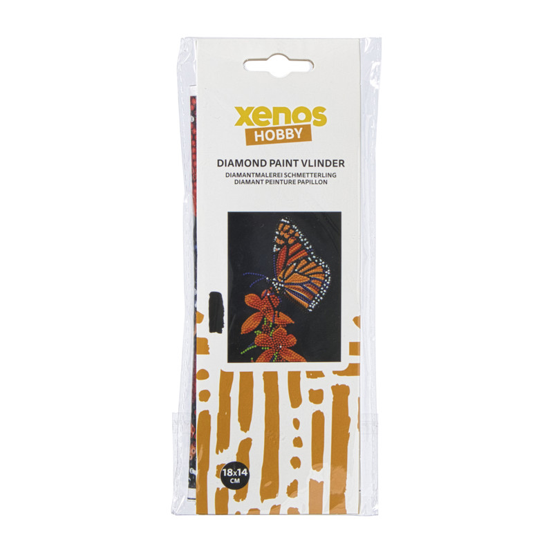 Diamond painting vlinder - 18x14 cm