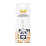 Sleutelhanger panda DIY - zwart/wit